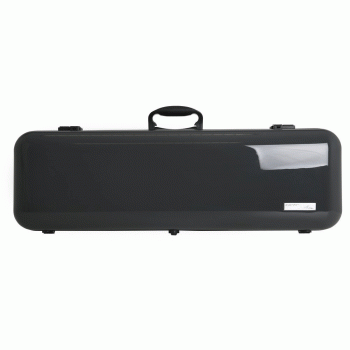 GEWA Violin Case, Air 2.1, Oblong, 4/4, Grey/Black, High Gloss, w/Subway Handle