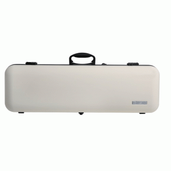 GEWA Violin Case, Air 2.1, Oblong, 4/4, Beige/Black, High Gloss, w/Subway Handle