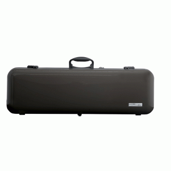 GEWA Violin Case, Air 2.1, Oblong, 4/4, Brown/Black, High Gloss, w/Subway Handle