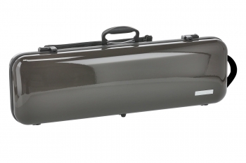 GEWA Violin Case, Air 2.1, Oblong, 4/4, Brown/Black, High Gloss, w/Subway Handle