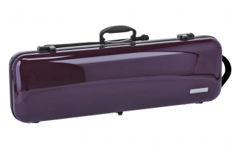 GEWA Violin Case, Air 2.1, Oblong, 4/4, Purple/Black, High Gloss, w/Subway Handle