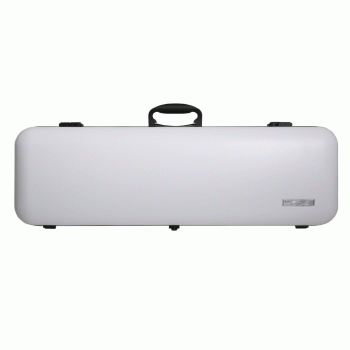 GEWA Violin Case, Air 2.1, Oblong, 4/4, White/Black, Matte, w/Subway Handle