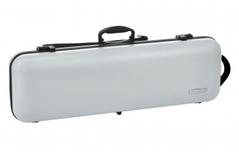 GEWA Violin Case, Air 2.1, Oblong, 4/4, White/Black, Matte, w/Subway Handle