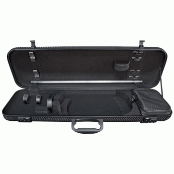 GEWA Violin Case, Idea 1.8, Oblong, 4/4, Carbon Black/Black w/Subway Handle