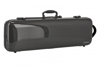 GEWA Violin Case, Idea 1.8, Oblong, 4/4, Carbon Black/Black w/Subway Handle