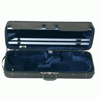 GEWA Double Case, Violin, Concerto, 4/4, Black/Blue