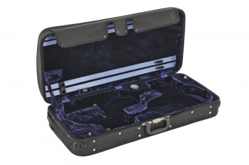 GEWA Double Case, Violin &amp; Viola, Maestro, 4/4 &amp; 36-42.5cm, Black/Blue