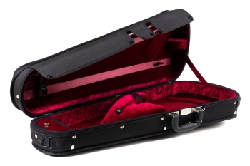 GEWA Viola Case, Varianta, Shaped, Adjustable 38-42.5cm Body, Black/Red