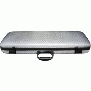 GEWA Viola Case, Idea 2.8, Oblong, Adjustable 78cm Long, Carbon Titanium/Black w/Subway Handle