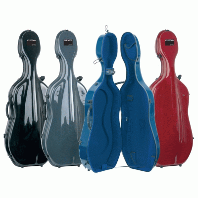 GEWA Cello Case, Idea Futura 4.8, 4/4, Anthracite/Red