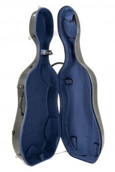 GEWA Cello Case, Idea Original Carbon 2.9, 4/4, Carbon Black/Dark Blue