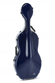 GEWA High Performance Carbon Cello Case 2.7, Metallic Dark Blue, 4/4