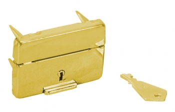 Replacement Swiss Lock, Brushed Gold