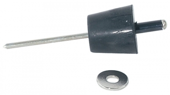 Replacement Bottom Foot, 24mmx17mm w/Rivet