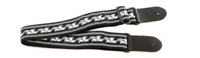 Ovation Guitar Nylon Strap Signature Leaf Black