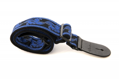 Ovation Guitar Nylon Strap Signature Leaf Regal Blue