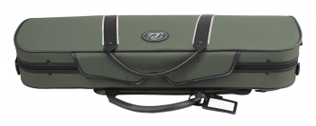 Pedi Violin Case, NiteFlash, 4/4, Olive Green/Grey