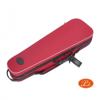 Pedi Violin Case, Niteflash Superlite Pro, P100v, 4/4, Red