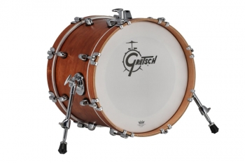 CC2-1216B Gretsch Catalina Club 12x16 Bass Drum, Satin Walnut Glaze