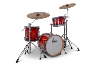 CC2-J483 Gretsch Catalina Club 3pc Shell Pack, Gloss Crimson Burst