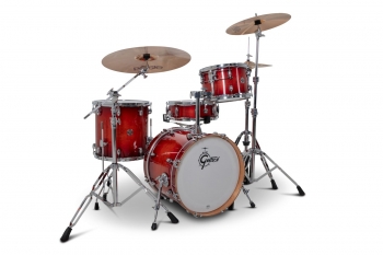 CC2-J484 Gretsch Catalina Club 4pc Shell Pack, Gloss Crimson Burst