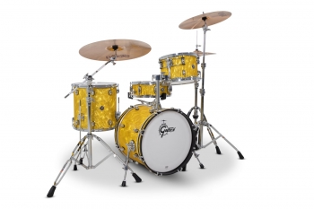 CC2-J484 Gretsch Catalina Club 4pc Shell Pack, Yellow Satin Flame