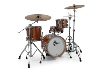 CC2-M264 Gretsch Catalina Club Micro 4pc Shell Pack, Satin Walnut Glaze