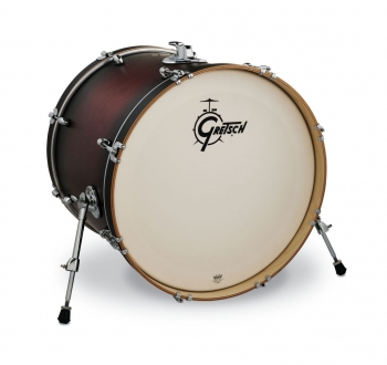 Gretsch Catalina Maple 18x22&quot; Bass Drum, Satin Deep Cherry Burst