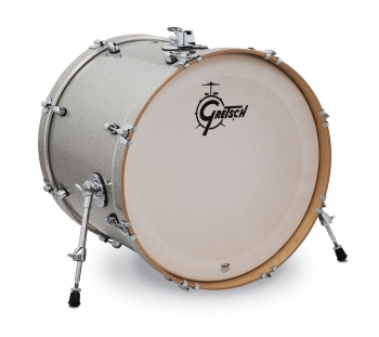 Gretsch Catalina Maple 18x22&quot; Bass Drum, Silver Sparkle