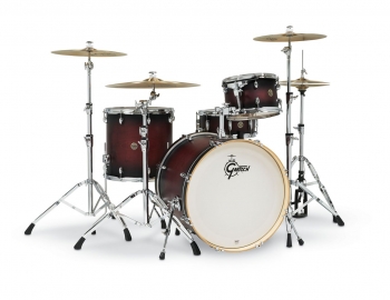 Gretsch Catalina Maple 4-pc Shell Pack, Satin Deep Cherry Burst