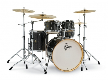 Gretsch Catalina Maple 5-PC Shell Pack, Black Stardust