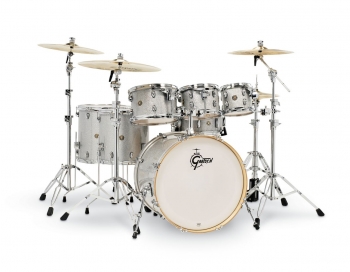 Gretsch Catalina Maple 7-pc Shell Pack, Silver Sparkle