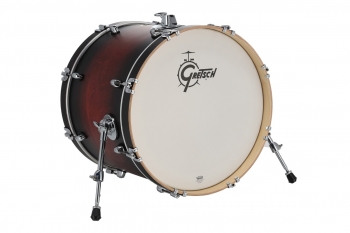 CM2-1620B Gretsch Catalina Maple 16x20 Bass Drum, Satin Deep Cherry Burst