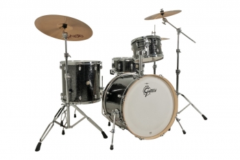 CM2-E624S Gretsch Catalina Maple 4pc Shell Pack, Black Stardust