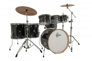 CM2-E627 Gretsch Catalina Maple 7pc Shell Pack, Black Stardust