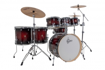 CM2-E627 Gretsch Catalina Maple 7pc Shell Pack, Deep Cherry Burst