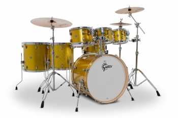 CM2-E627 Gretsch Catalina Maple 7pc Shell Pack, Lemon Sparkle