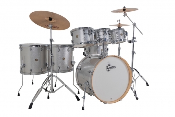 CM2-E627 Gretsch Catalina Maple 7pc Shell Pack, Silver Sparkle