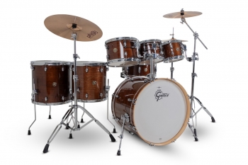 CM2-E627 Gretsch Catalina Maple 7pc Shell Pack, In Walnut Glaze