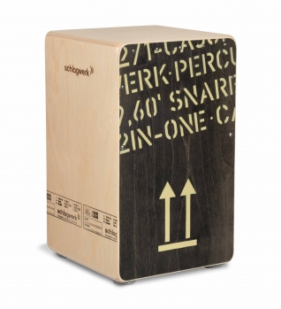 Schlagwerk CP404BLK 2inOne Cajon Black Large