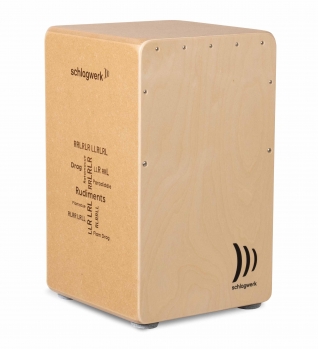 Schlagwerk CP80 Rudiments Cajon Nature Large