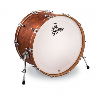 Gretsch Catalina Club 14x24&quot; Bass Drum, Satin Walnut Glaze