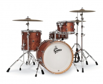 Gretsch Catalina Club 4-pc Shell Pack, Satin Walnut Glaze