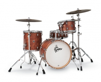 Gretsch Catalina Club 4-pc Shell Pack, Satin Walnut Glaze