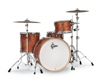 Gretsch Catalina Club 4-pc Shell Pack, Satin Walnut Glaze