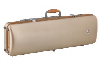 PURE by GEWA Violin Case, Polycarbonate Fun, Gold, Oblong, w/Subway Handle