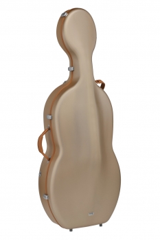 PURE by GEWA Cello Case, Polycarbonate Fun, Gold