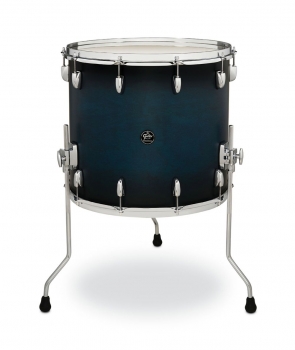 Gretsch Renown 16x18&quot; Floor Tom, Satin Antique Blue Burst