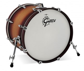 Gretsch Renown 16x20&quot; Bass Drum, Satin Tobacco Burst