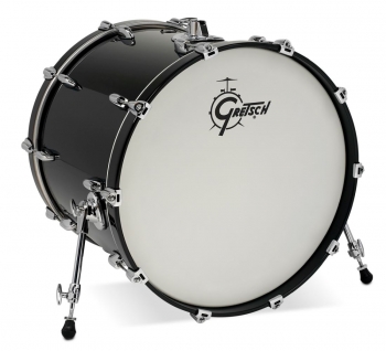 Gretsch Renown 18x22&quot; Bass Drum, Piano Black